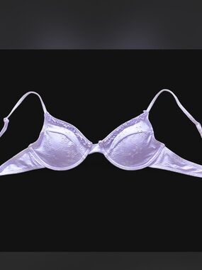 Lilac Lace Underwire Bikini Top With Padding